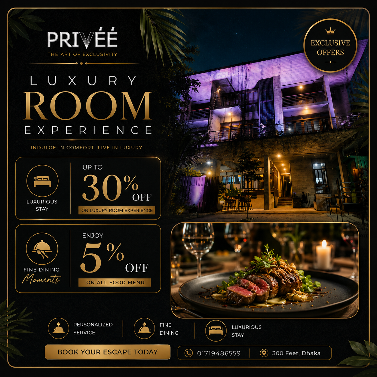 PRIVEE-DHAKA is Best Luxury Resort & Hotel In Purbachal, Near Dhaka Airport